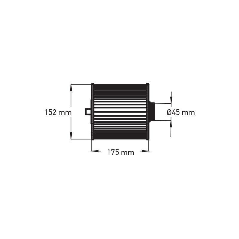 Superfine Antimicrobial paper filter 6.89in x 5.98in - Buenospa
