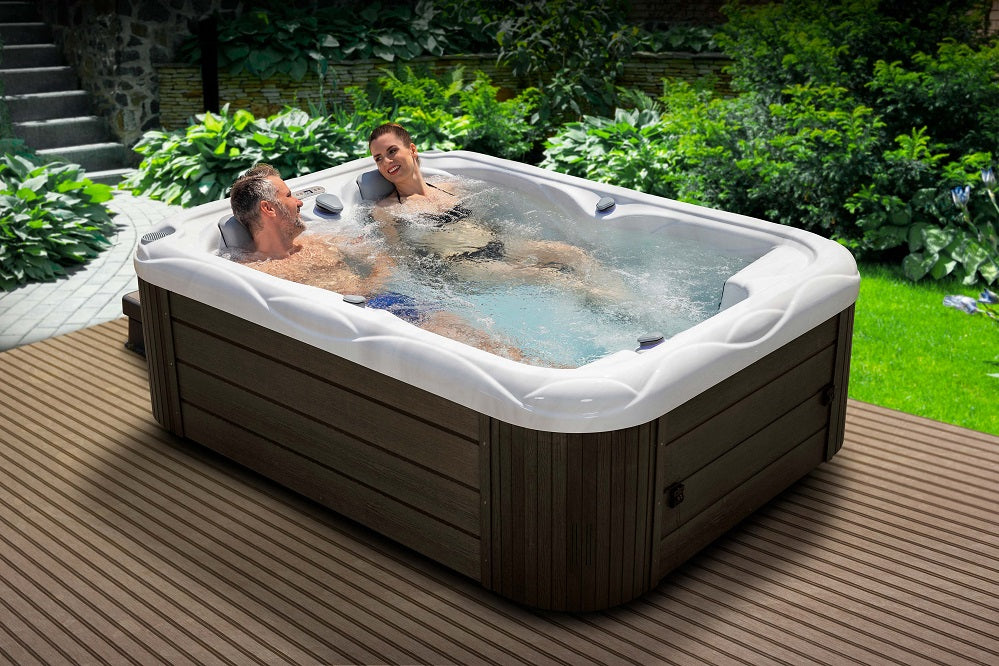 2 Person Corner Jetted Bathtub Spa Massage Therapy Hot Bath Tub