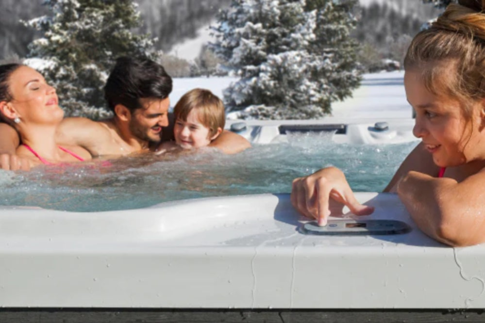 Get you Christmas frenzy in your BuenoSpa hot tub!