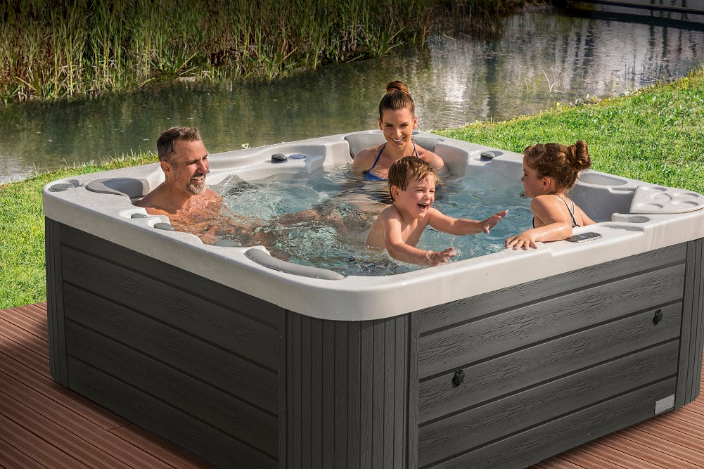 Enjoy BuenoSpa hot tubs in fall!