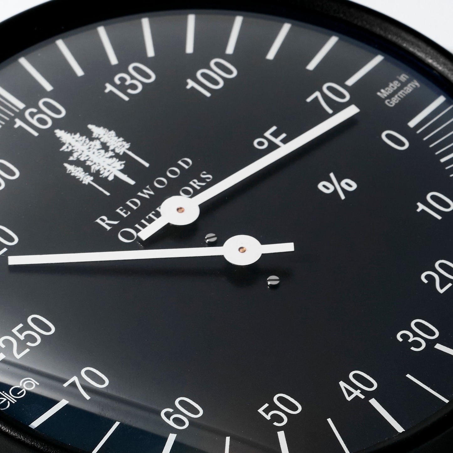 Black 5" Dial Thermometer/Hygrometer