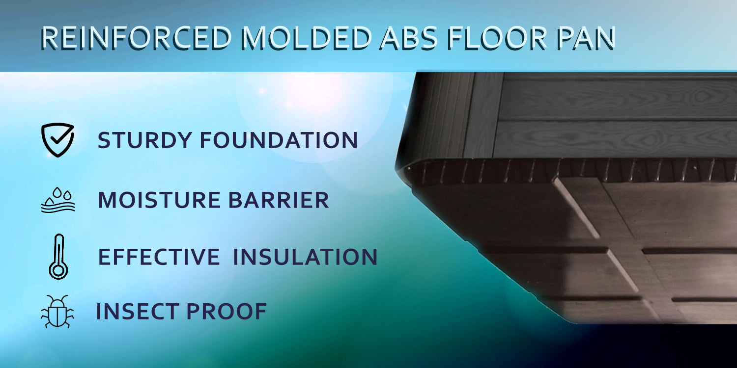 Reinforced Molded Abs Floor Pan