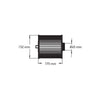 Superfine Antimicrobial paper filter 6.89in x 5.98in - Buenospa