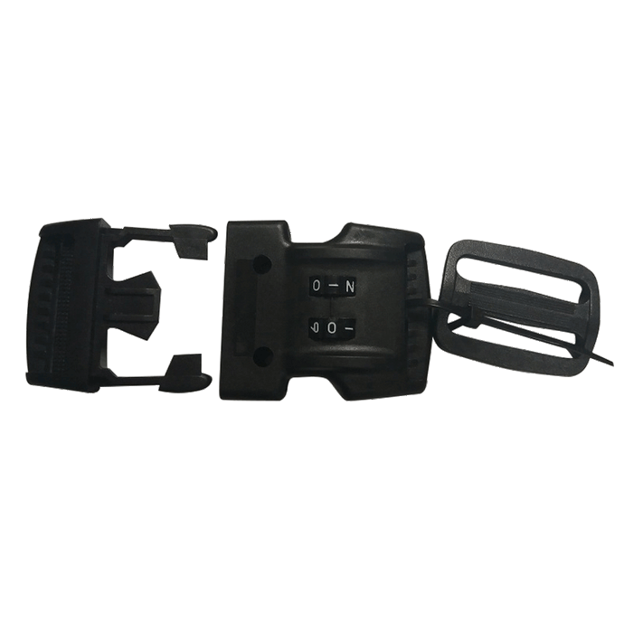 Buckle kit (4 pcs) with number combination lock - Buenospa